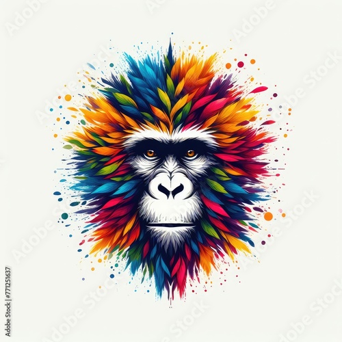 Isolated Colorful Animal on a Clear PNG Canvas, Generative AI photo