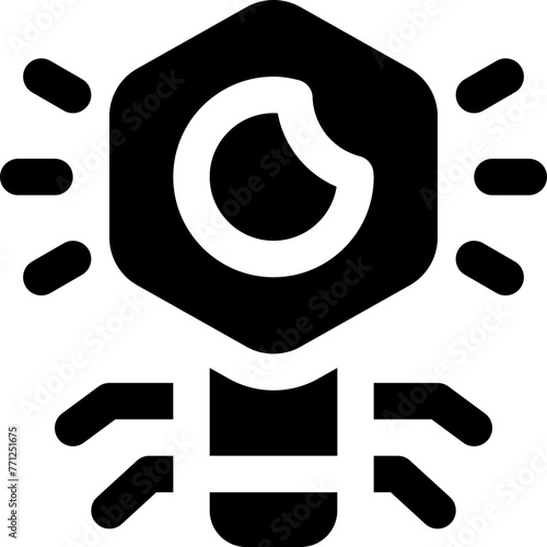 nano tech icon. vector glyph icon for your website, mobile, presentation, and logo design.