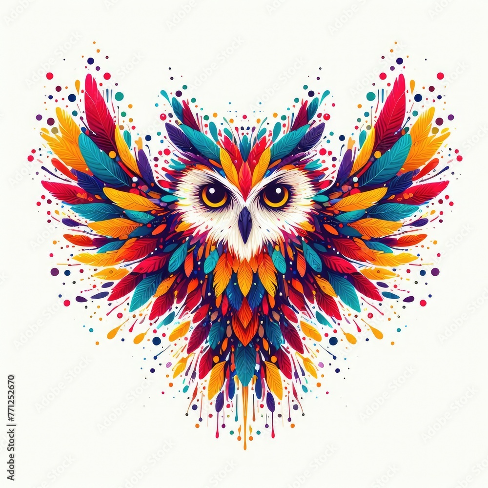 Isolated Colorful Cat on a Clear PNG Canvas, Generative AI Isolated Colorful Cat on a Clear PNG Canvas, Generative AI