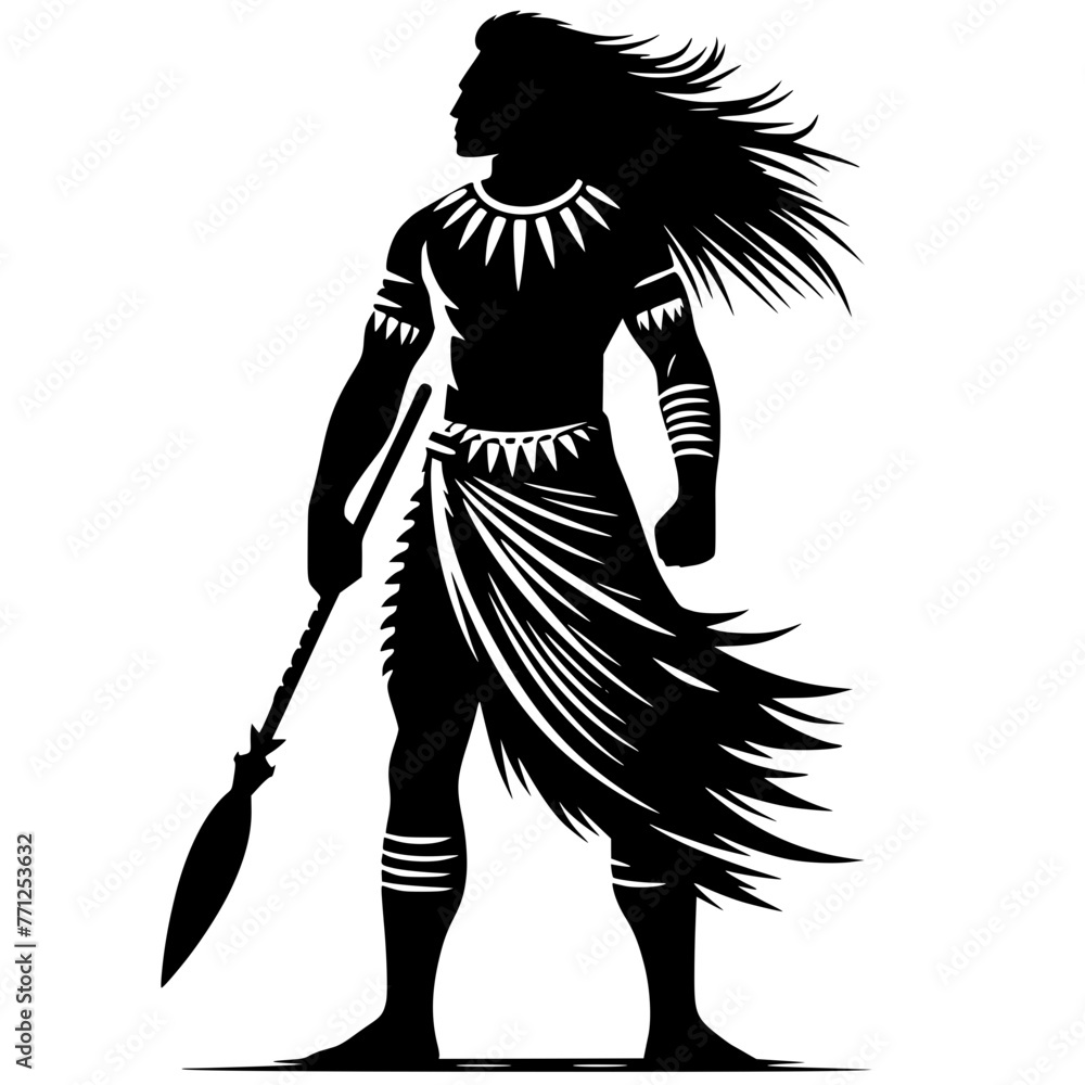 Native Samoan Warrior , Samoan Svg, Tongan Svg, Native Warrior Svg ...