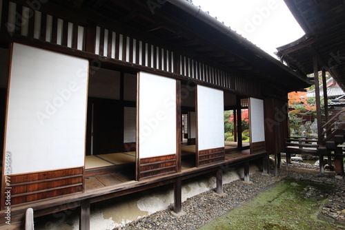 Inside of Daigoji Temple Sanbo-in in Kyoto, Japan photo