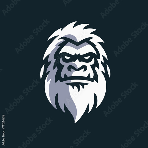 Head of  Yeti The Giant Creature of Himalayan Mountain