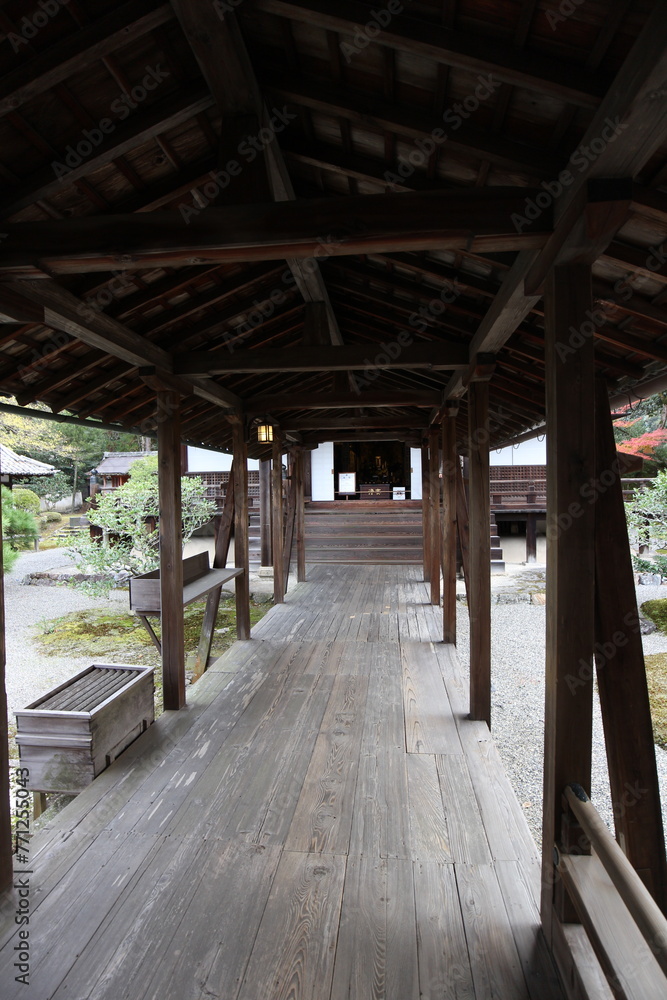Inside of Daigoji Temple Sanbo-in in Kyoto, Japan