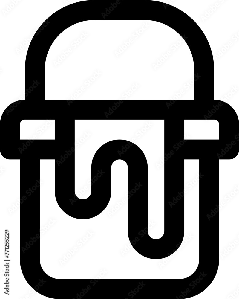 paint bucket icon. vector line icon for your website, mobile, presentation, and logo design. paint bucket icon. vector line icon for your website, mobile, presentation, and logo design.