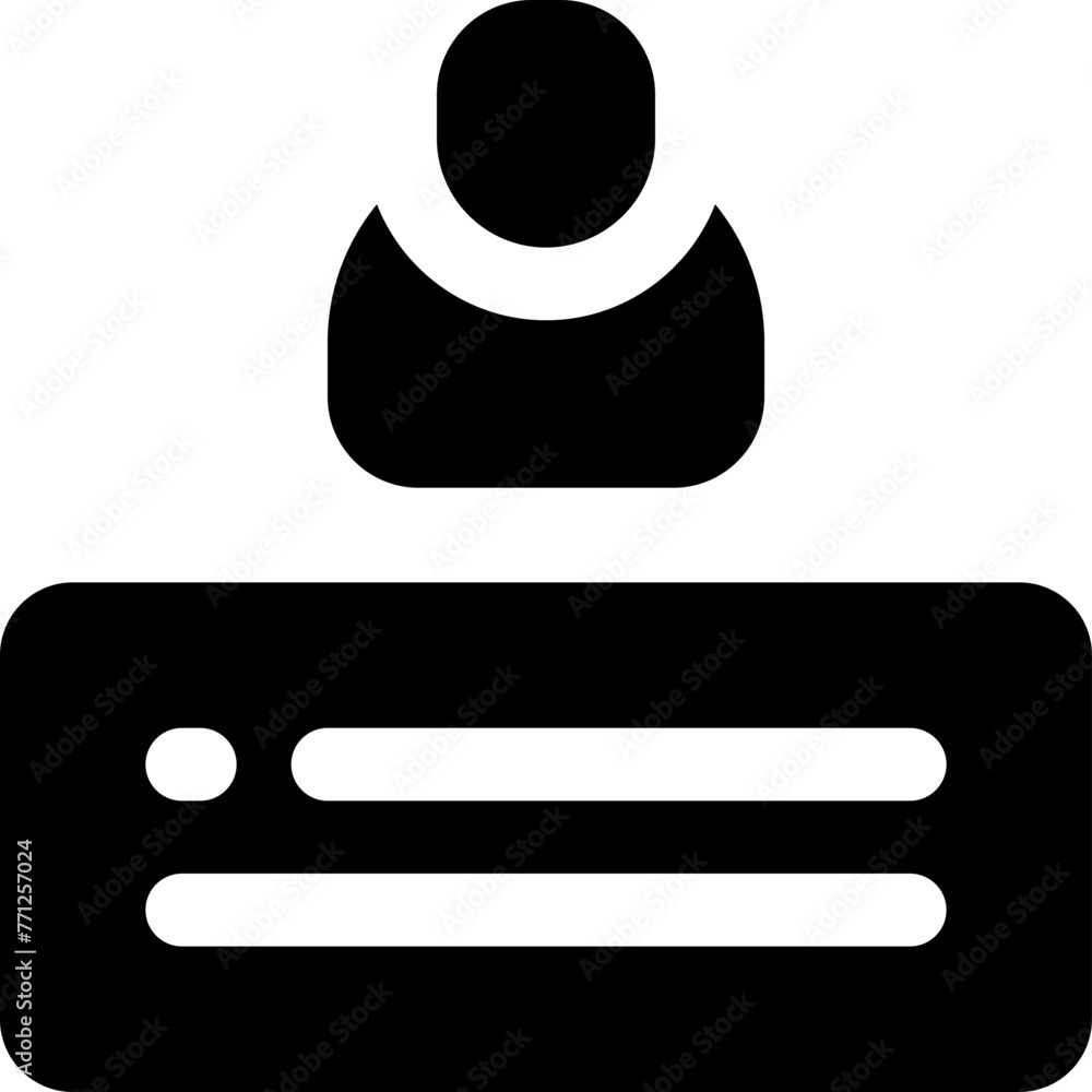 profile icon. vector glyph icon for your website, mobile, presentation, and logo design. profile icon. vector glyph icon for your website, mobile, presentation, and logo design.