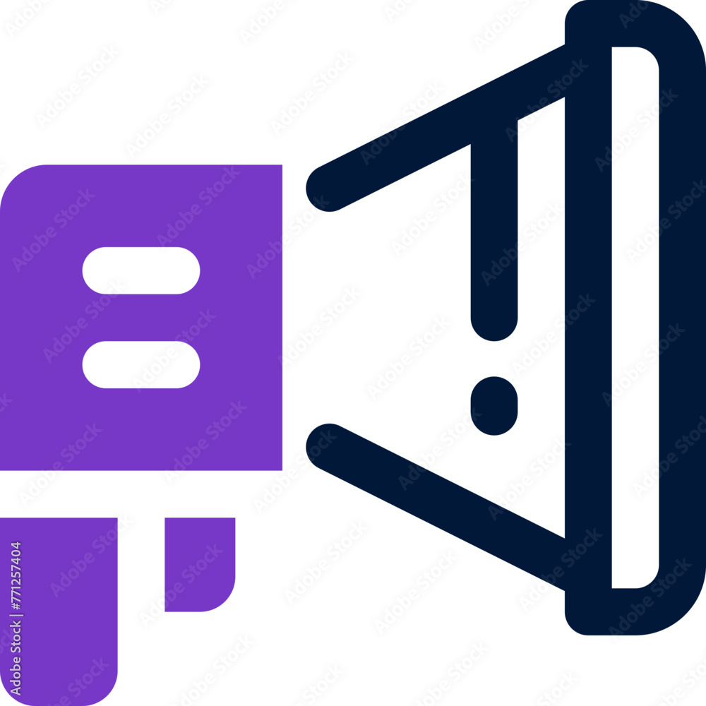megaphone icon. vector dual tone icon for your website, mobile, presentation, and logo design. megaphone icon. vector dual tone icon for your website, mobile, presentation, and logo design.