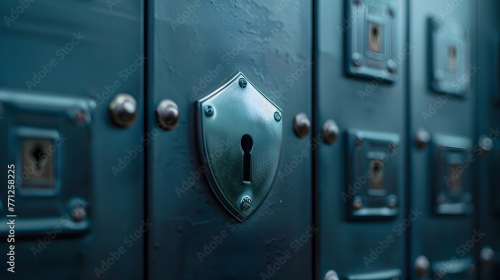 Fototapeta premium Secure Deposit Box Shielded Against Financial Risks and Uncertainties