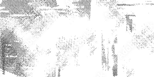 Abstract subtle halftone vector texture overlay. Monochrome distressed splattered background.