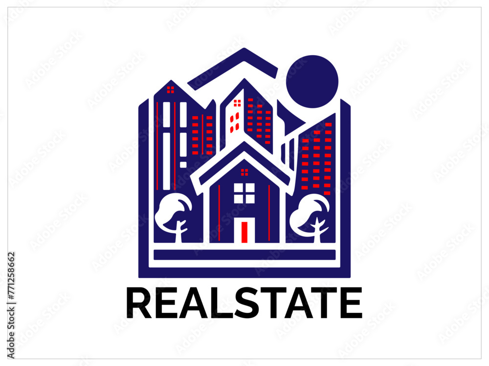 Realstate design vector,house logo templete
