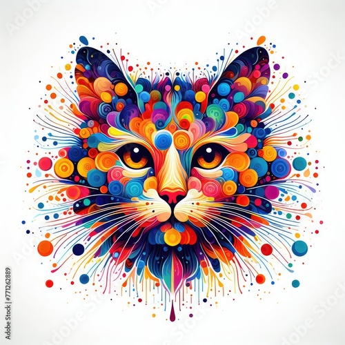 Isolated Colorful Animal on a Clear PNG Canvas, Generative AI