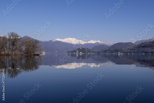 The lake of Orta, Italy