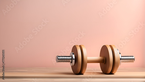 Building Wellness with Dumbbells 3D Fitness Template for Versatile Training