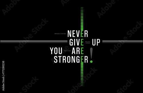 never give up motivational quotes t shirt design graphic vector
