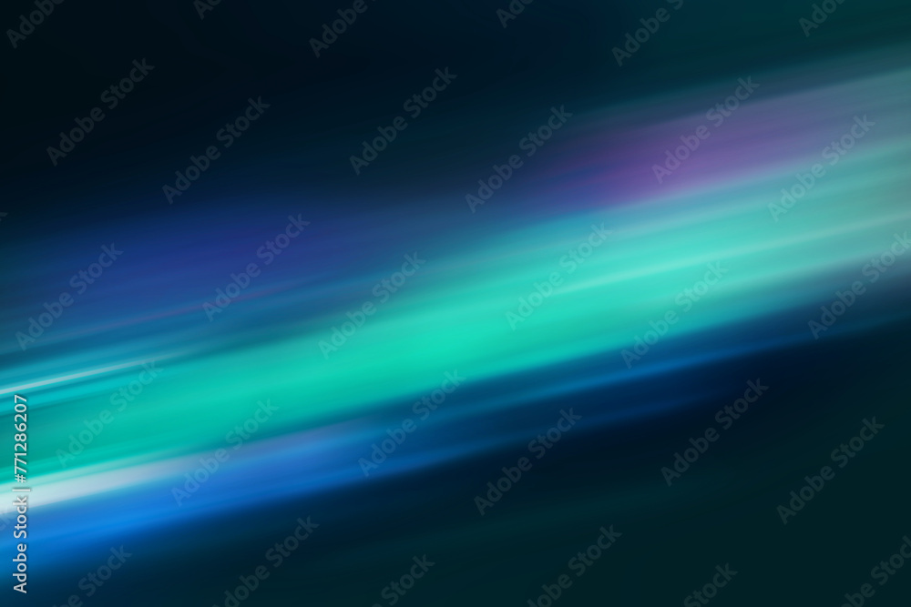 abstract blue-green background with purple shades. with changing light and long exposure