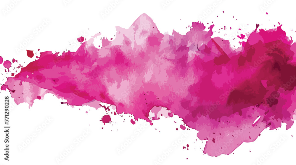 Dark pink watercolor hand-drawn background. Abstract