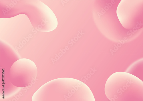 Abstract blur shape and liquid fluid shape background with copy space vector illustration