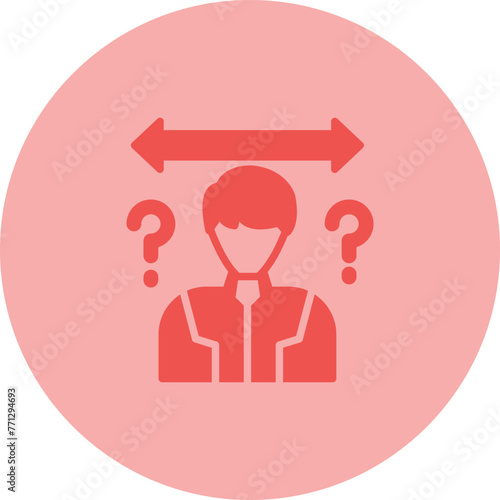 Uncertainty Vector Icon
