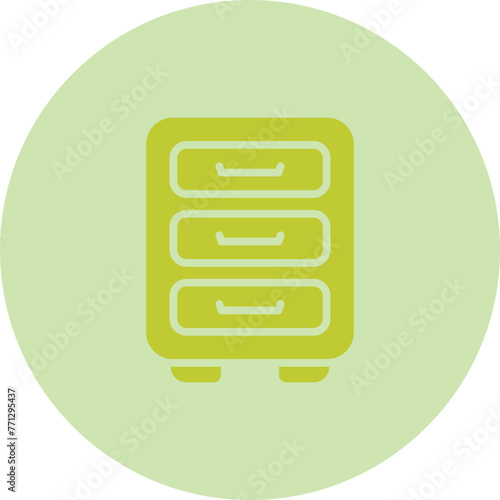 File cabinet Vector Icon