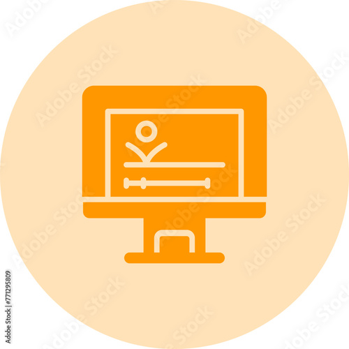 Motion Graphic Vector Icon