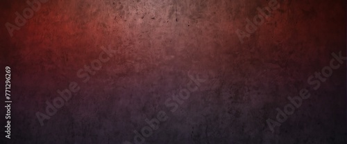 Ruby red to plum purple color gradient wall texture grunge rough abstract with scratches and small cracks from Generative AI