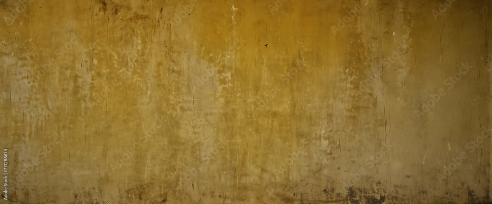 Yellow wall texture grunge rough abstract with scratches and small cracks from Generative AI Yellow wall texture grunge rough abstract with scratches and small cracks from Generative AI