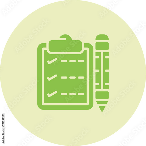Writing pad Vector Icon