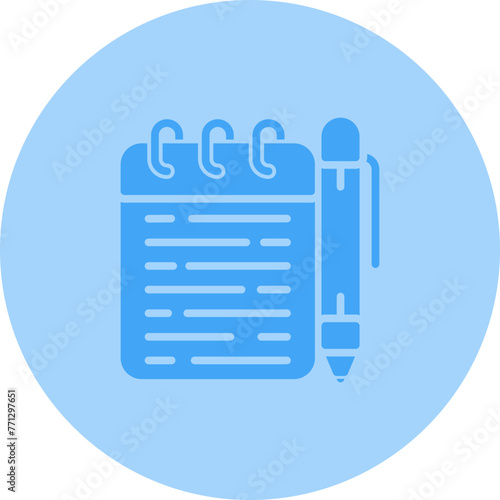 Memo pad Vector Icon