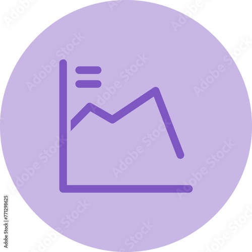 Economic Downturn Vector Icon