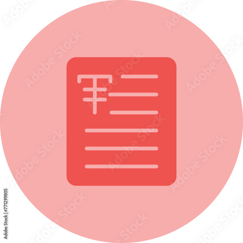Document Strikethrough Vector Icon