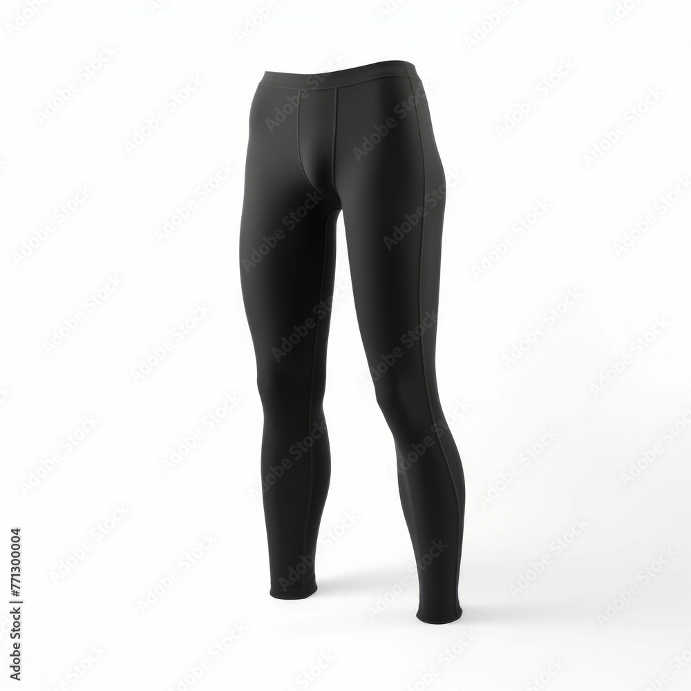 Black Leggings isolated on white background Black Leggings isolated on white background
