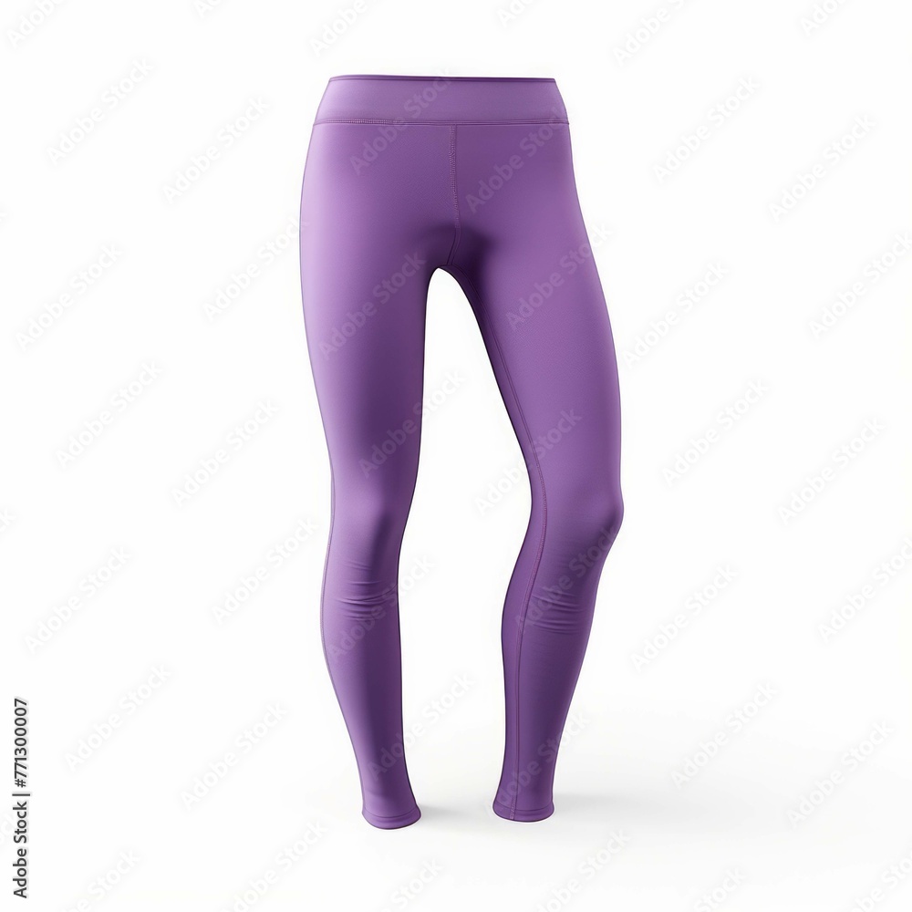 Purple Leggings isolated on white background Purple Leggings isolated on white background