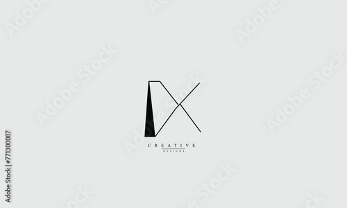 Alphabet letters Initials Monogram logo DK KD D K