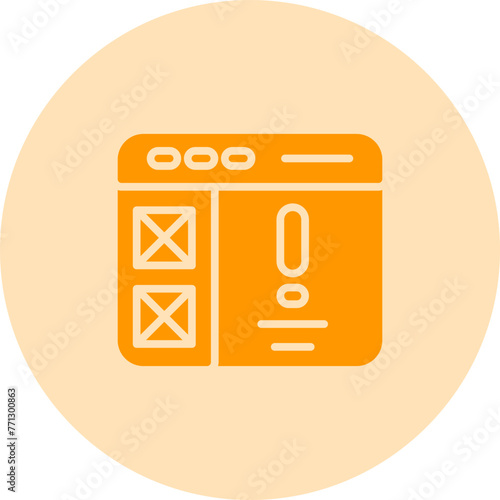 Information Design Vector Icon