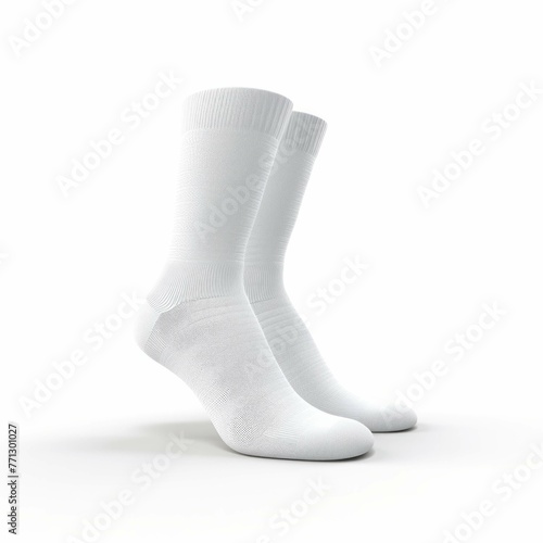 White Socks isolated on white background