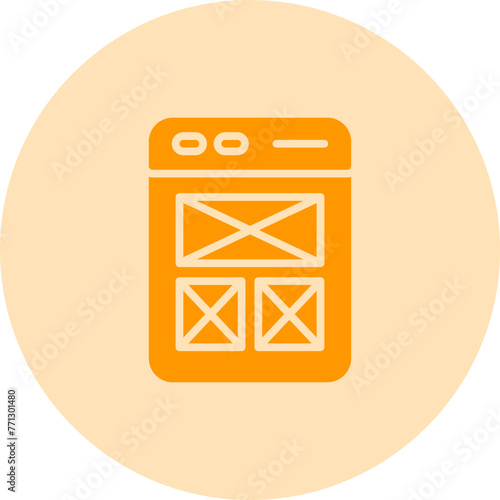 Wireframing Vector Icon
