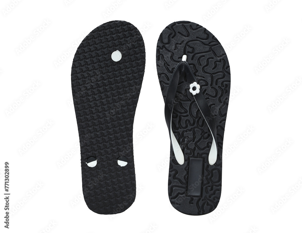 womens eva flip-flop isolated on white background womens eva flip-flop isolated on white background