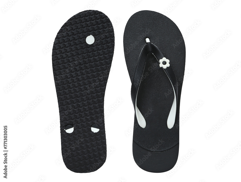 womens eva flip-flop isolated on white background womens eva flip-flop isolated on white background