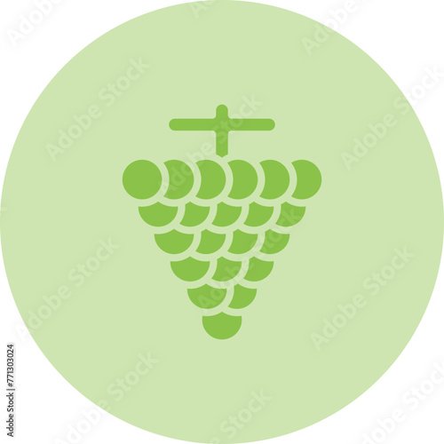 Grapes Vector Icon
