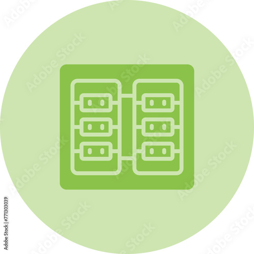 Server Room Vector Icon