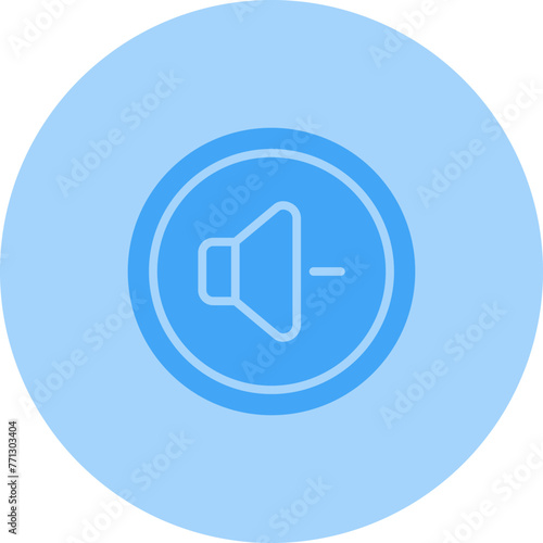 Volume Down Button Vector Icon