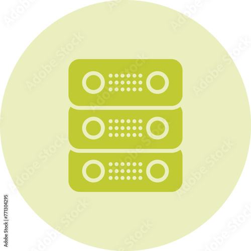 Dedicated Server Vector Icon