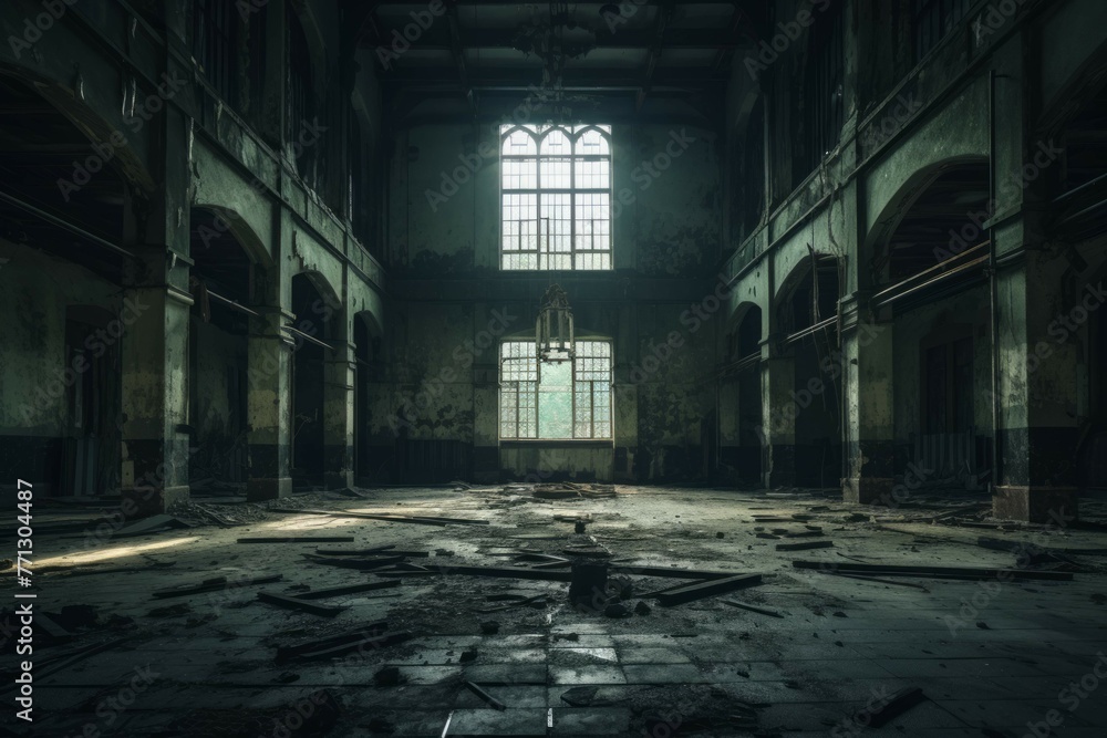 Fototapeta premium Abandoned asylum
