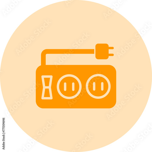 Power Strip Vector Icon