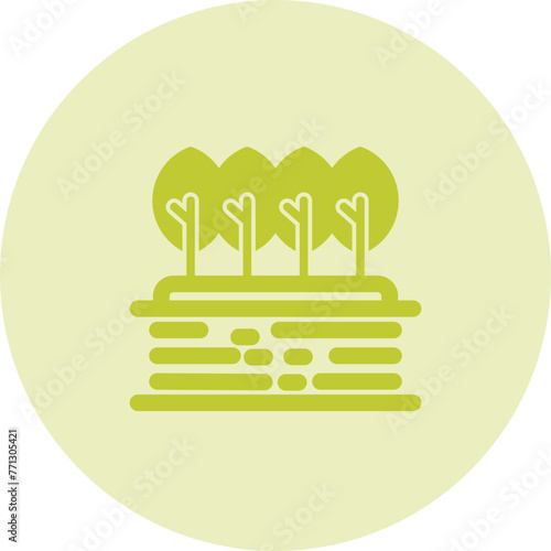 Lake Vector Icon