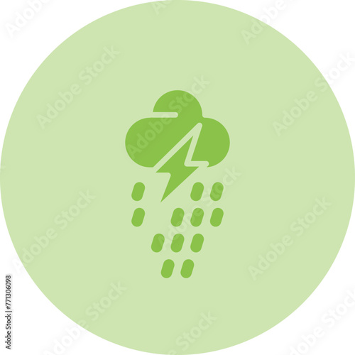 Storm Vector Icon
