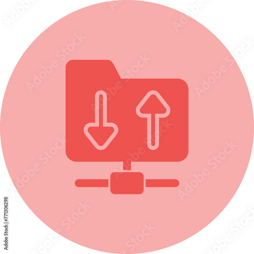 FTP Hosting Vector Icon