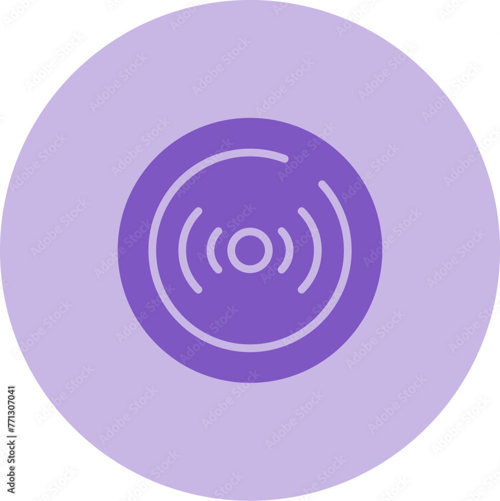 Live Streaming Circle Vector Icon Live Streaming Circle Vector Icon