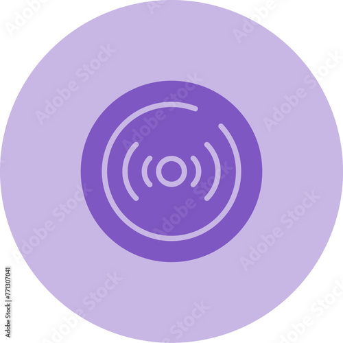 Live Streaming Circle Vector Icon