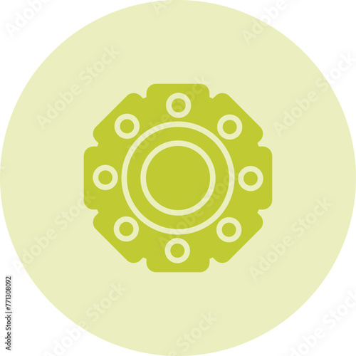 Locknut Vector Icon photo