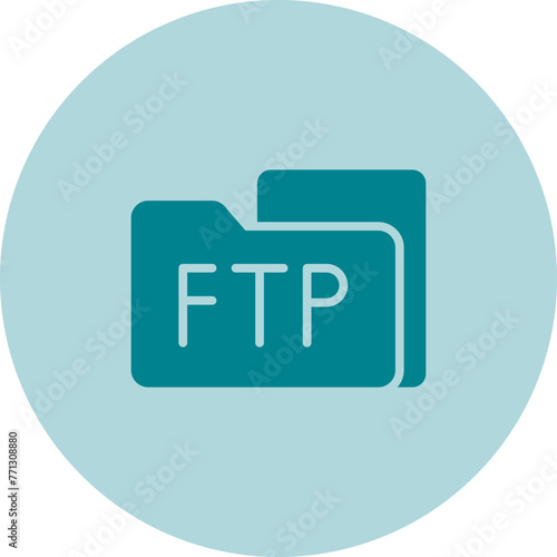 FTP Access Vector Icon